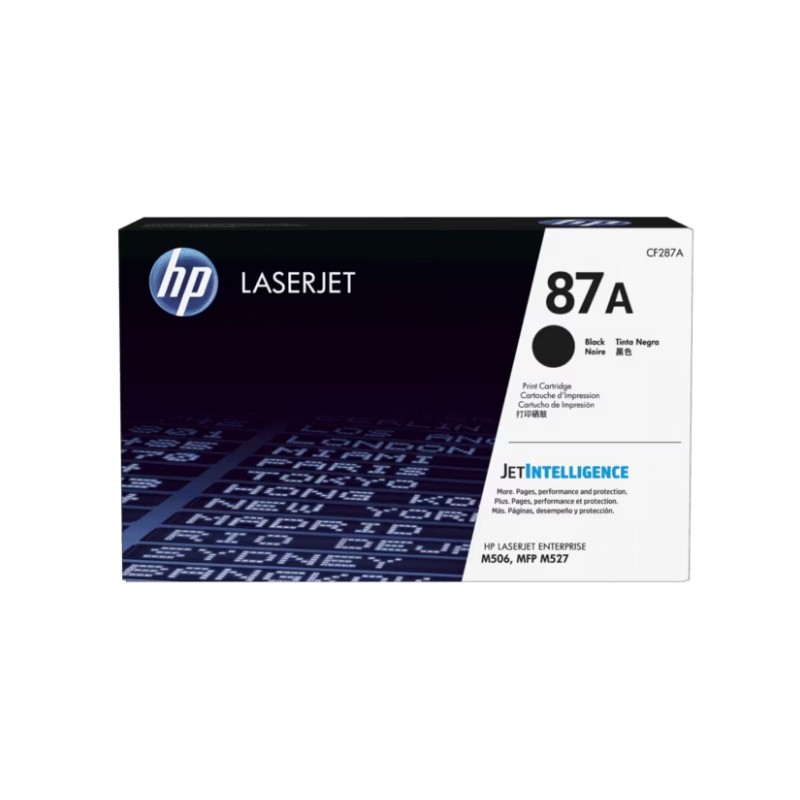 Cartucho original de tóner negro HP 87A LaserJet CF287A